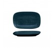 Luzerne 265x165mm Oblong Share Plate Linen Navy Blue
