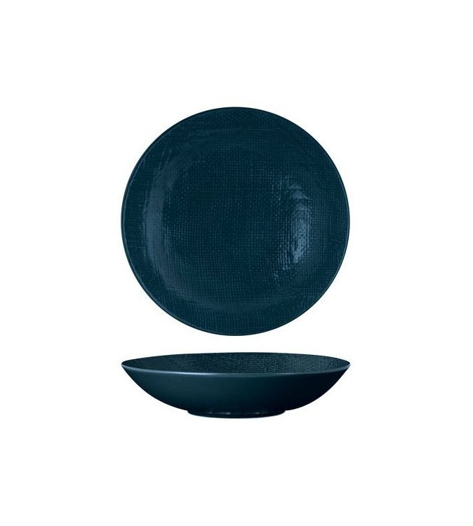 Luzerne 1100ml / 230mm Share Bowl Linen Navy Blue