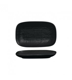 Luzerne 265x165mm Oblong Share Plate Linen Black (4)