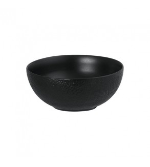 Luzerne Linen 185mm Round Bowl 1400ml Black (4)