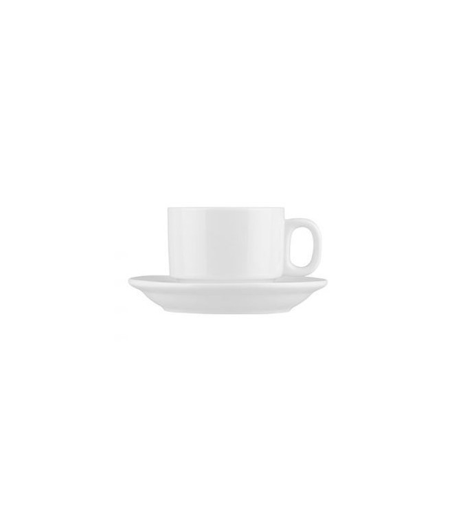 Longfine 235ml Stackable Teacup (12)