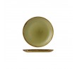 Dudson 165mm Round Coupe Plate Harvest Green