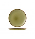 Dudson 217mm Round Coupe Plate Harvest Green