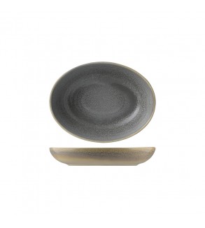 Dudson 482ml / 216x164mm Deep Oval Bowl Evo Granite (6)