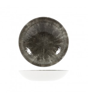 Churchill 1136ml / 248mm Round Coupe Bowl Studio Prints Stone Quartz Black