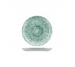 Churchill 165mm Round Coupe Plate Studio Prints Stone Mineral Green
