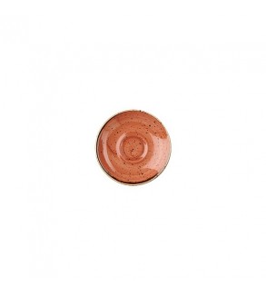 Churchill 118mm Espresso Saucer Stonecast Spiced Orange (12)