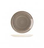 Churchill 217mm Round Coupe Plate Stonecast Peppercorn Grey