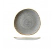 Churchill 210mm Organic Round Plate Stonecast Trace Peppercorn Grey