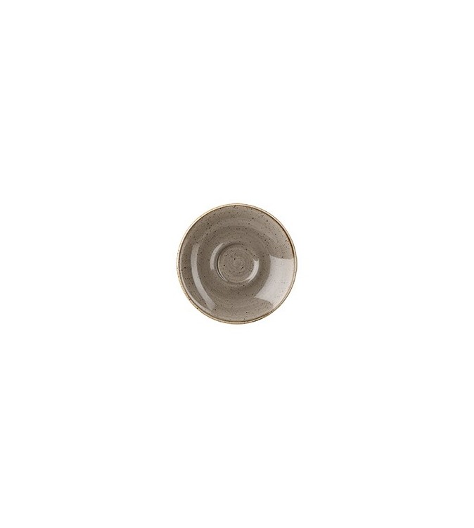 Churchill 118mm Espresso Saucer Stonecast Peppercorn Grey