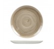 Churchill 288mm Round Coupe Plate Stonecast Patina Taupe