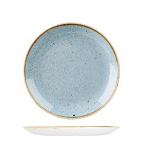 Churchill 288mm Round Coupe Plate Stonecast Duck Egg Blue