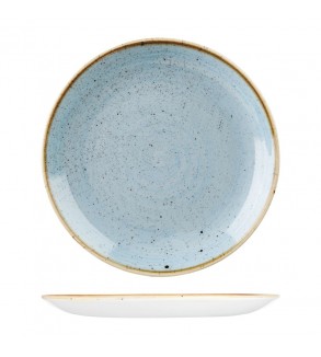 Churchill 324mm Round Coupe Plate Stonecast Duck Egg Blue