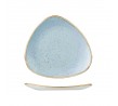 Churchill 260x260mm Triangular Plate Stonecast Duck Egg Blue