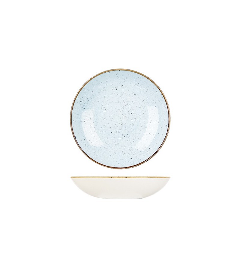 Churchill 1136ml / 248mm Round Coupe Bowl Stonecast Duck Egg Blue