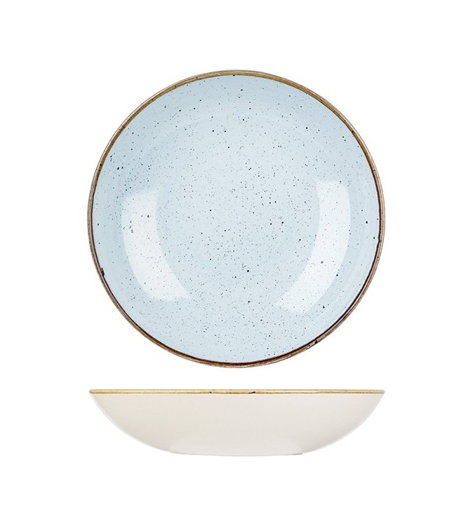 Churchill 2400ml / 310mm Round Coupe Bowl Stonecast Duck Egg Blue