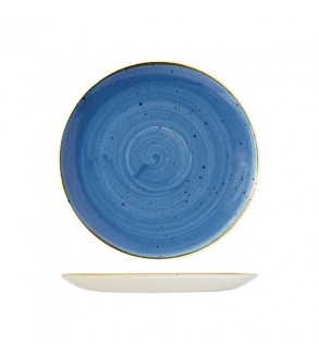 Churchill 260mm Round Coupe Plate Stonecast Cornflower Blue