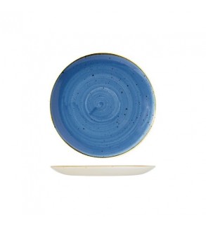 Churchill 217mm Round Coupe Plate Stonecast Cornflower Blue