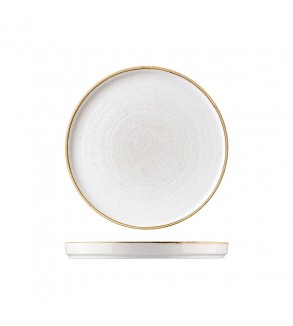 Churchill 260x20mm Walled Chefs Plate Stonecast Barley White (6)