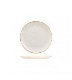 Churchill 165mm Round Coupe Plate Stonecast Barley White
