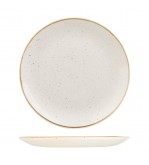 Churchill 324mm Round Coupe Plate Stonecast Barley White