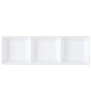 Chelsea 185x60mm Sauce Dish 3 Compartment (41/3805) (12)