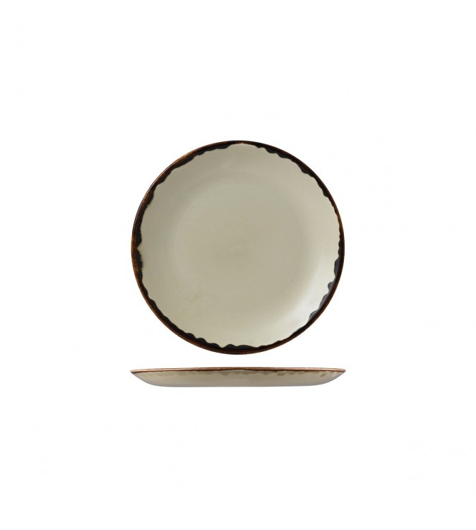 Dudson 217mm Round Plate Coupe Harvest Linen