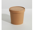 Kraft 26oz Food Container & Lid Combo (250)