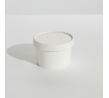 White 8oz Food Container & Lid Combo (250)