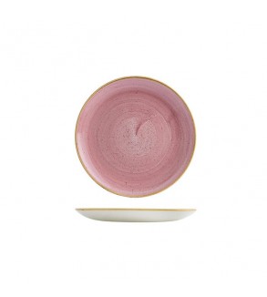 Round Coupe Plate 217mm Petal Pink Churchill Stonecast (12)