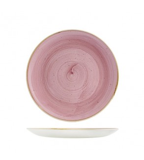 Round Coupe Plate 260mm Petal Pink Churchill Stonecast (12)