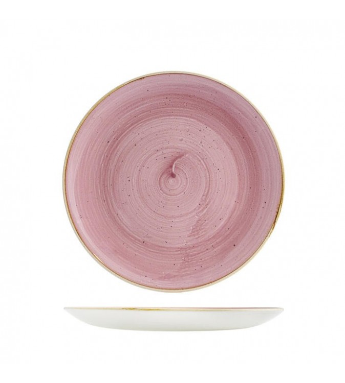 Churchill 260mm Round Coupe Plate Stonecast Petal Pink