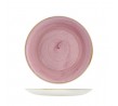 Churchill 260mm Round Coupe Plate Stonecast Petal Pink