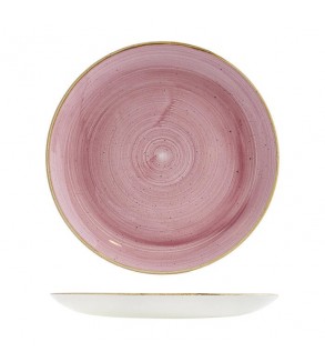 Round Coupe Plate 288mm Petal Pink Churchill Stonecast (12)