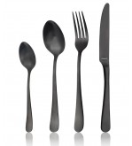 Trenton Miami Matt Black Soup Spoon