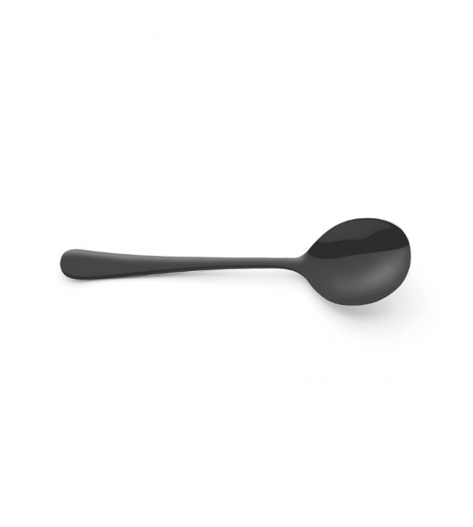 Trenton Miami Matt Black Soup Spoon