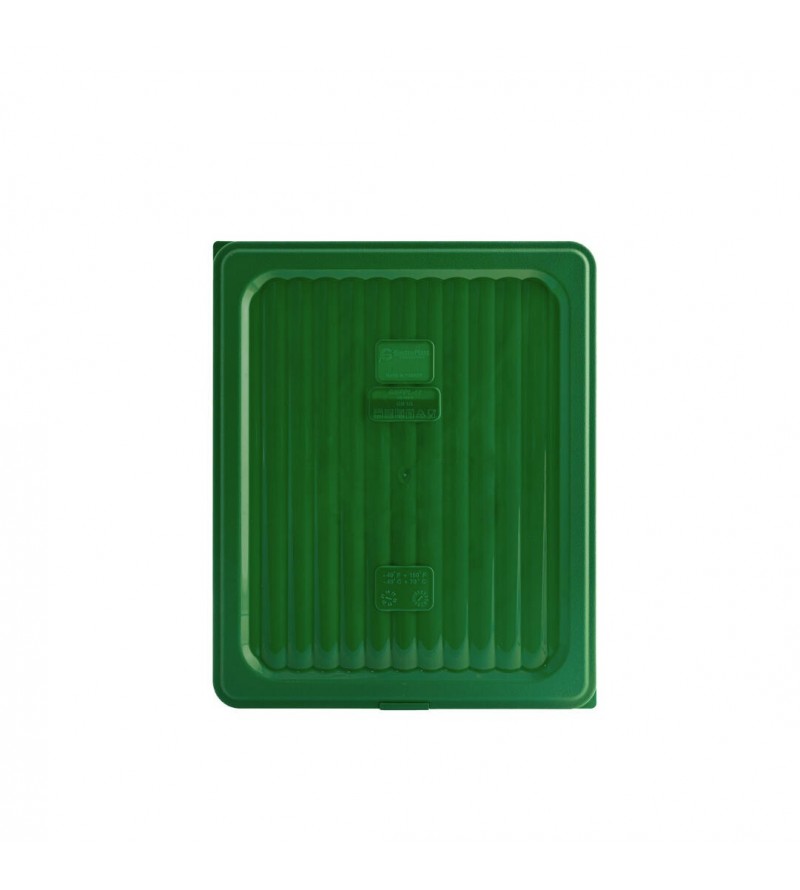 Green Gastroplast Gastronorm 1/2 Size Polypropylene Lid