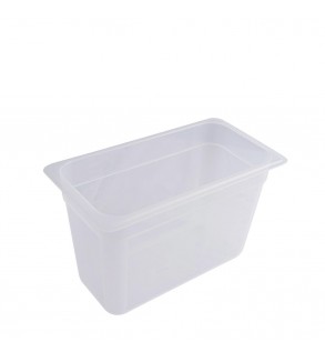 Gastroplast Gastronorm 1/3 Size 200mm Polypropylene Container Opaque