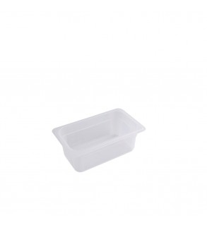 Gastroplast Gastronorm 1/4 Size 100mm Polypropylene Container Opaque