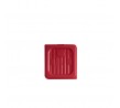 Red Gastroplast Gastronorm 1/6 Size Polypropylene Lid