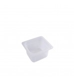 Gastroplast Gastronorm 1/6 Size 100mm Polypropylene Container Opaque