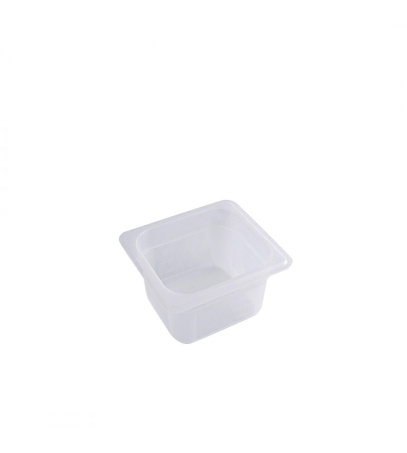 Gastroplast Gastronorm 1/6 Size 100mm Polypropylene Container Opaque