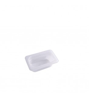 Gastroplast Gastronorm 1/9 Size 65mm  Polypropylene Container Opaque