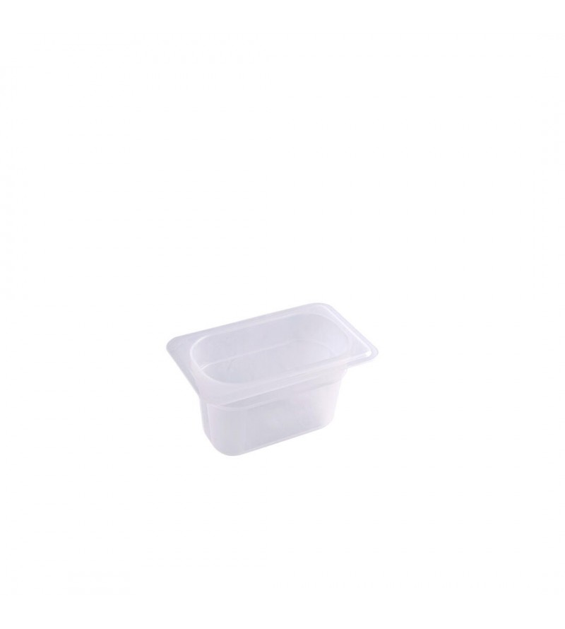 Gastroplast Gastronorm 1/9 Size 100mm Polypropylene Container Opaque