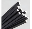 Black Regular Paper Straw Bulk Box