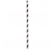 Black-White Regular Paper Straw