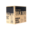 Black Regular Paper Straw Bulk Box