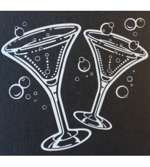 Drink Coaster Martini Print (2500)