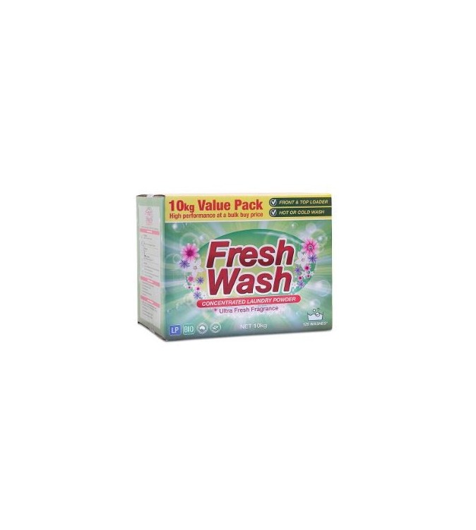 Fresh Wash Laundry Powder 10kg Carton