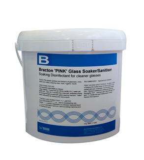 Bracton Pink Glass Soaker-Sanitiser 5kg